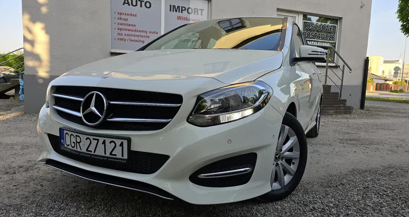 kujawsko-pomorskie Mercedes-Benz Klasa B cena 69990 przebieg: 49730, rok produkcji 2018 z Sędziszów